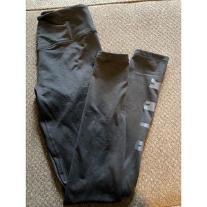 Pink fleece lined leggings